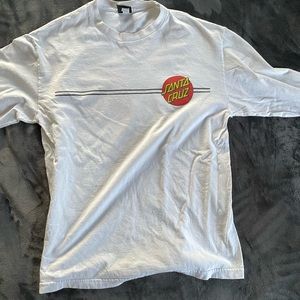 Santa Cruz long sleeve dot tee